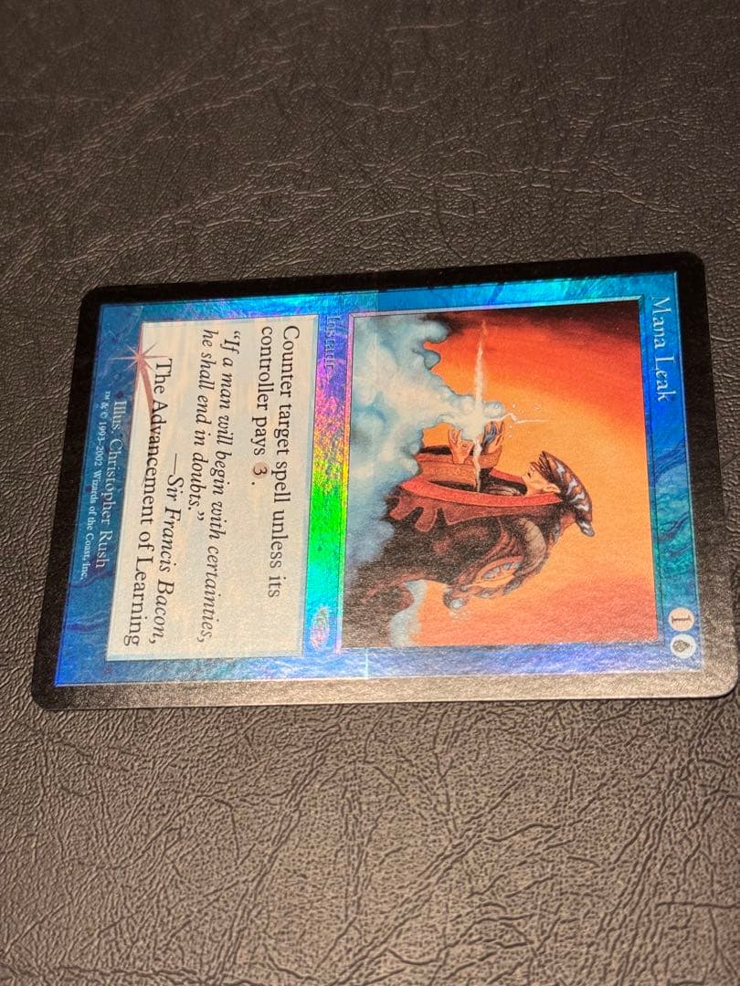 エラーカード FOIL マナ漏出 Mana Leak 英語 DCIマーク