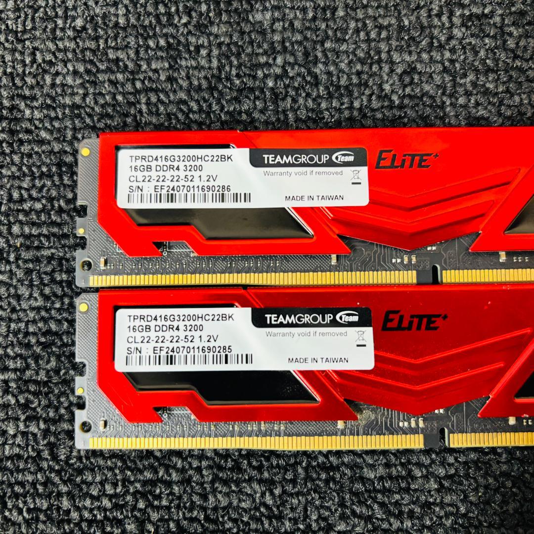 【送料無料】TEAMGROUP Elite DDR4 3200 メモリ 32GB