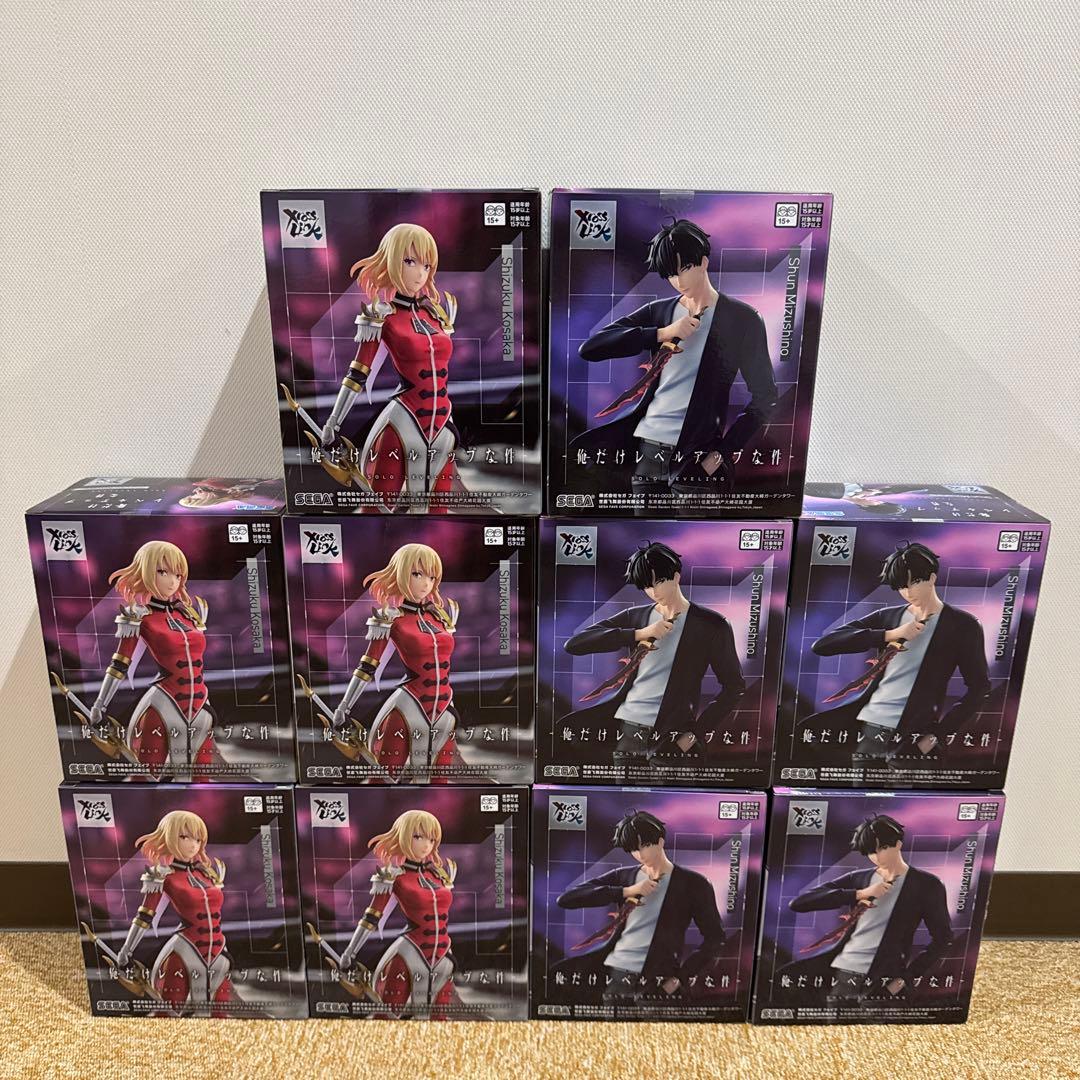 俺だけレベルアップな件XrossLinkフィギュア 水篠旬・向坂雫 10個