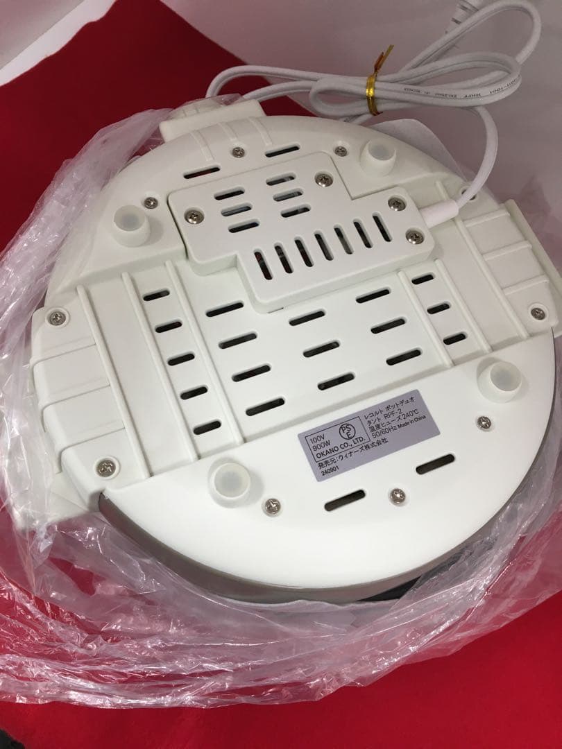 S591 レコルトポットデュオタント　RPF-2 たこ焼きプレート付き　未使用品