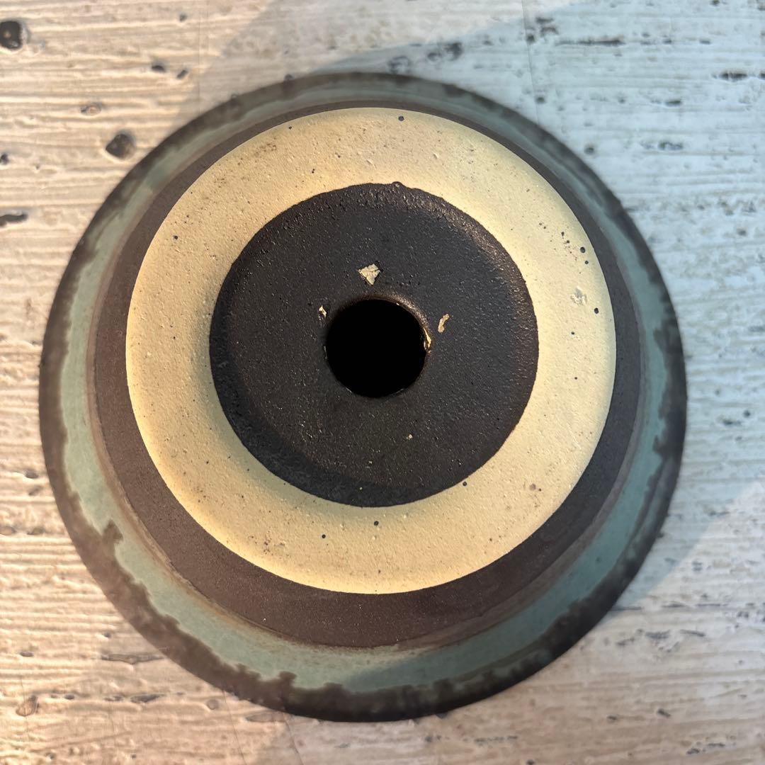 ●Large turquoise black POT No.0402