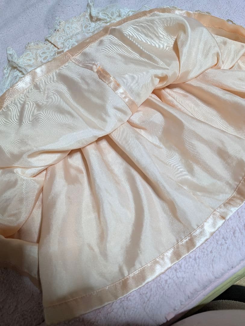 【美品】ビスクドール ジュモー ドレス＆ボネのセット 65cm前後のお嬢様に