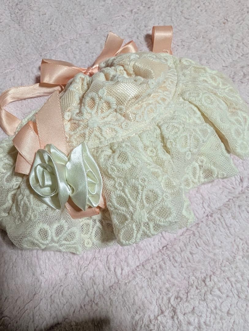 【美品】ビスクドール ジュモー ドレス＆ボネのセット 65cm前後のお嬢様に