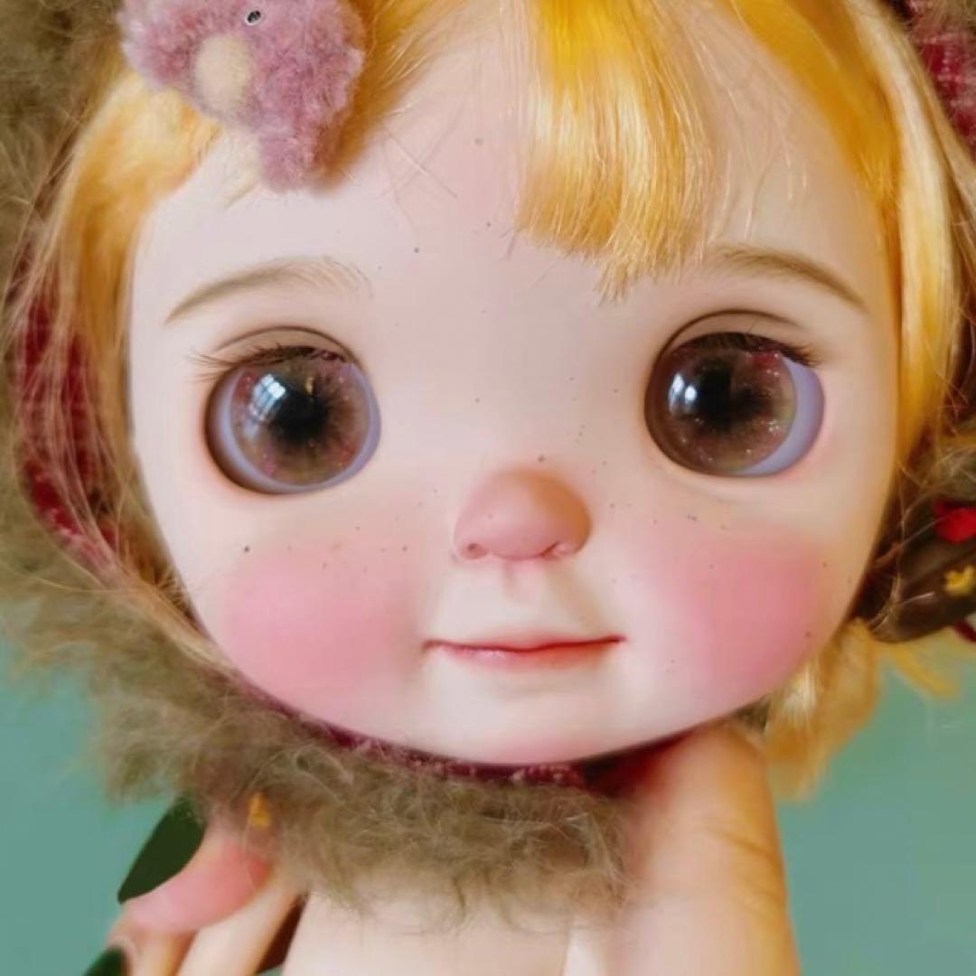 カスタムブライス 人形 まんまる 幼い かわいい 海外作家様