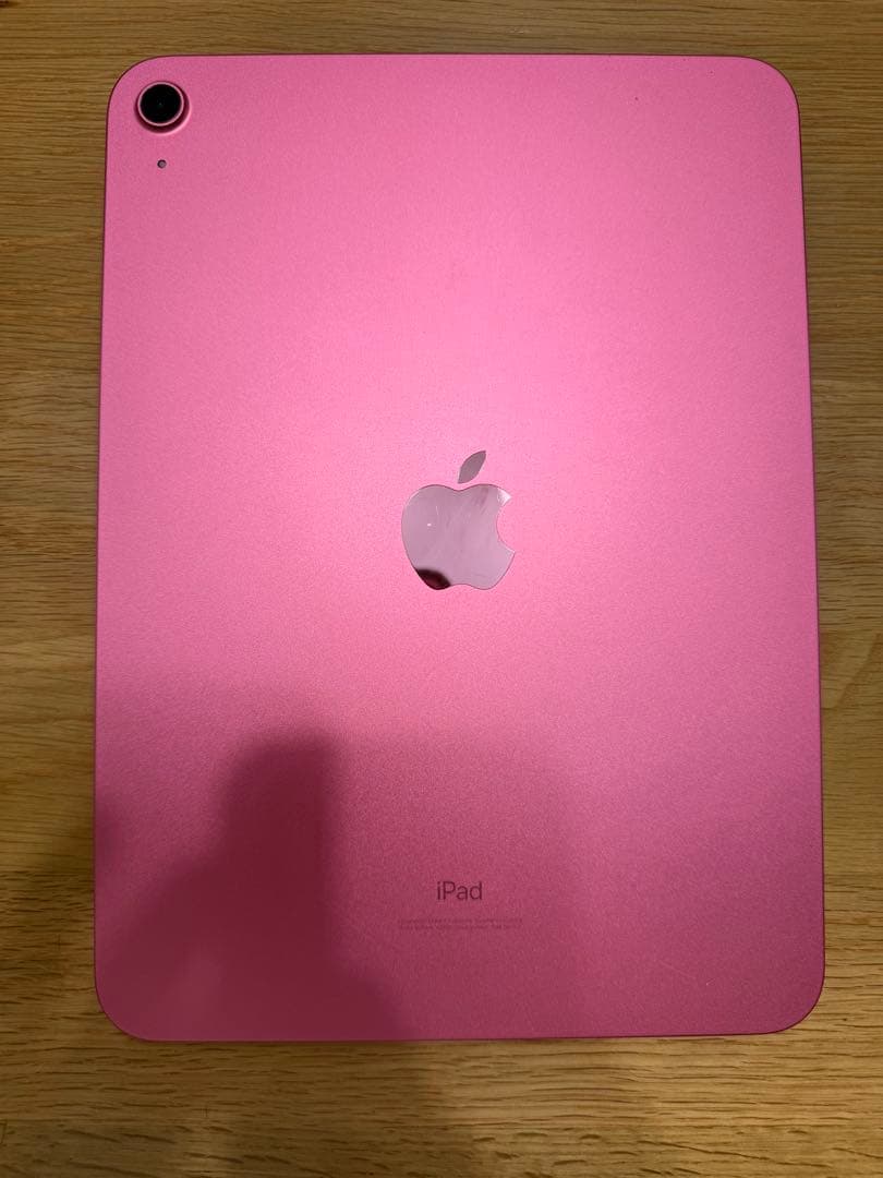 iPad 10.9インチ　美品　ピンク　ケース付き　256GB 本体