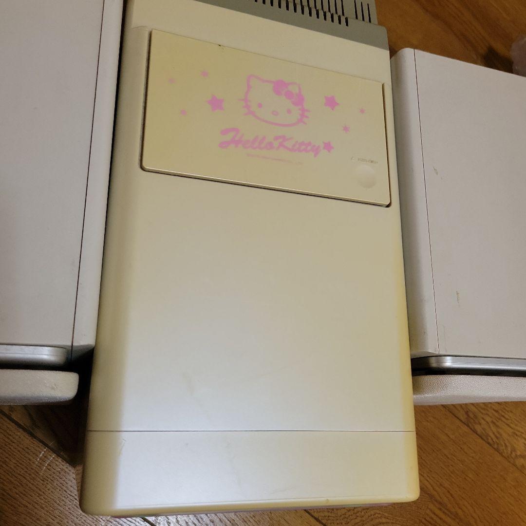 【難あり】キティちゃん MD CD カセット コンポ【音が出ない】