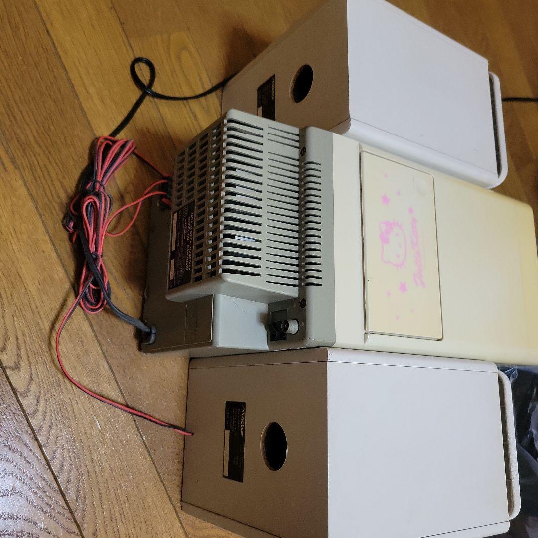 【難あり】キティちゃん MD CD カセット コンポ【音が出ない】