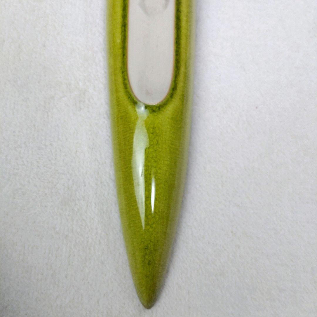 フランス製 Pars ロングプレート 40cm オリーブグリーン 未使用