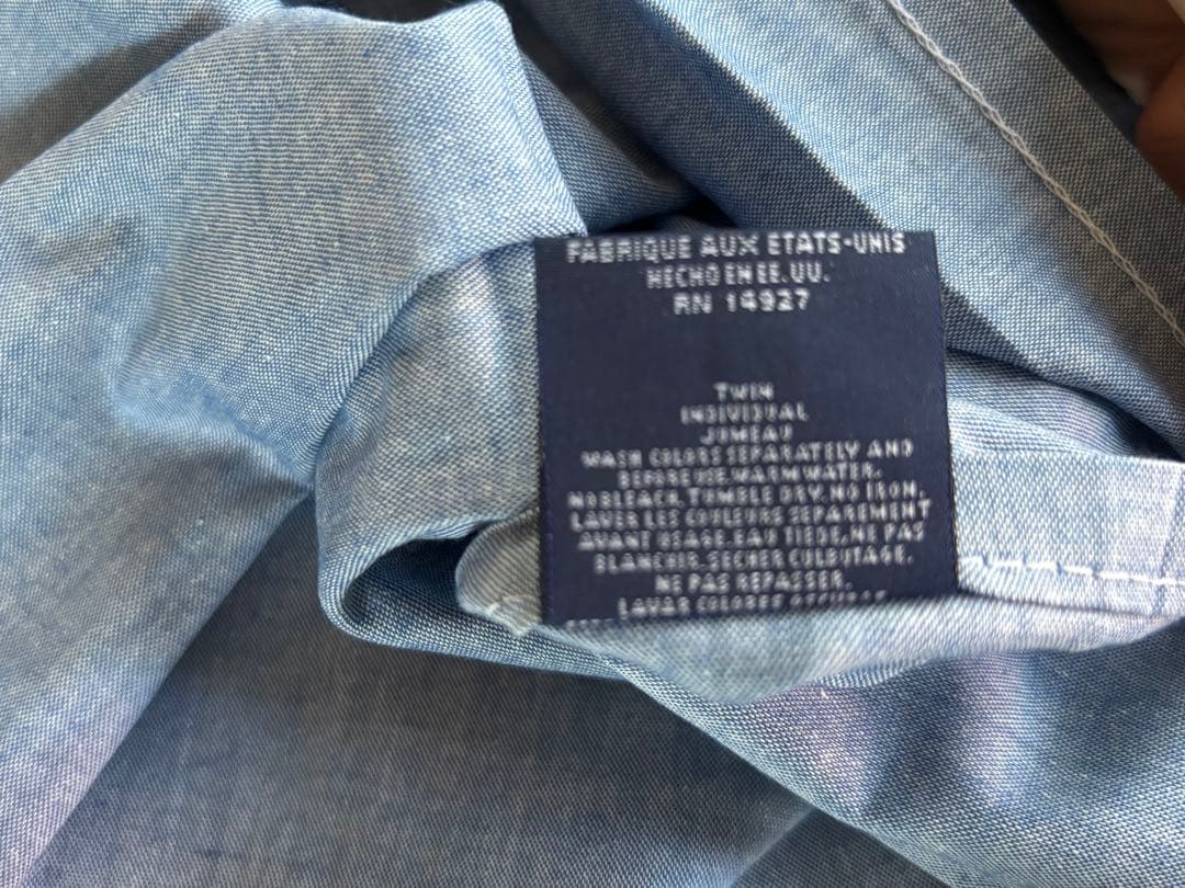 yuko mochizuki です。ラルフローレン　フラットシーツ