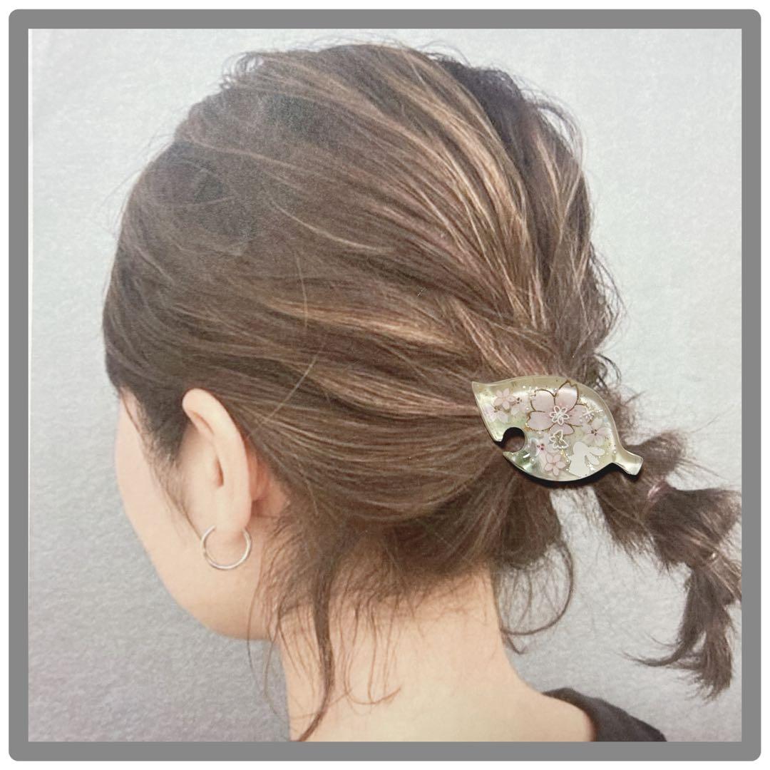 No 71＊清楚な可愛いさくらレジンヘアゴム＊٩(๑❛ᴗ❛๑)۶＊