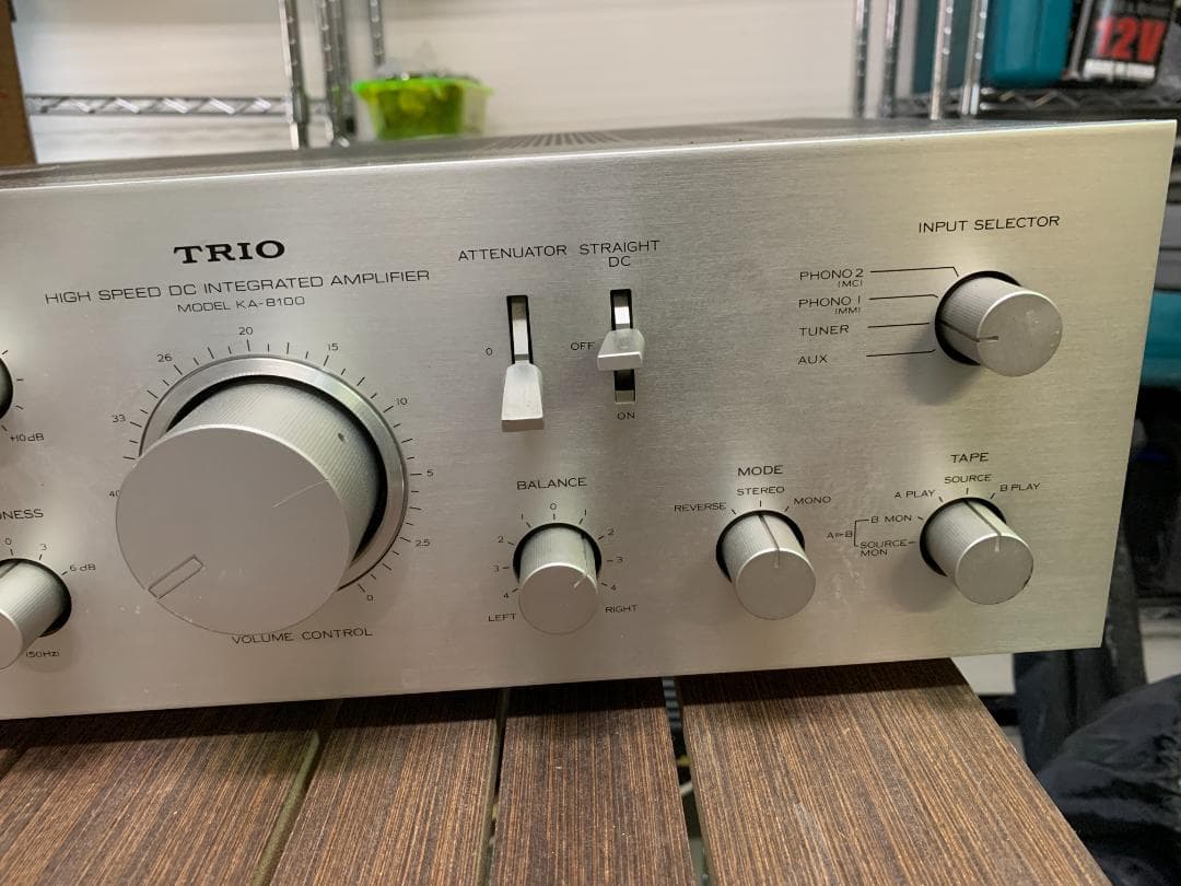 アンプ TRIO KA-8100 AMPLIFIER