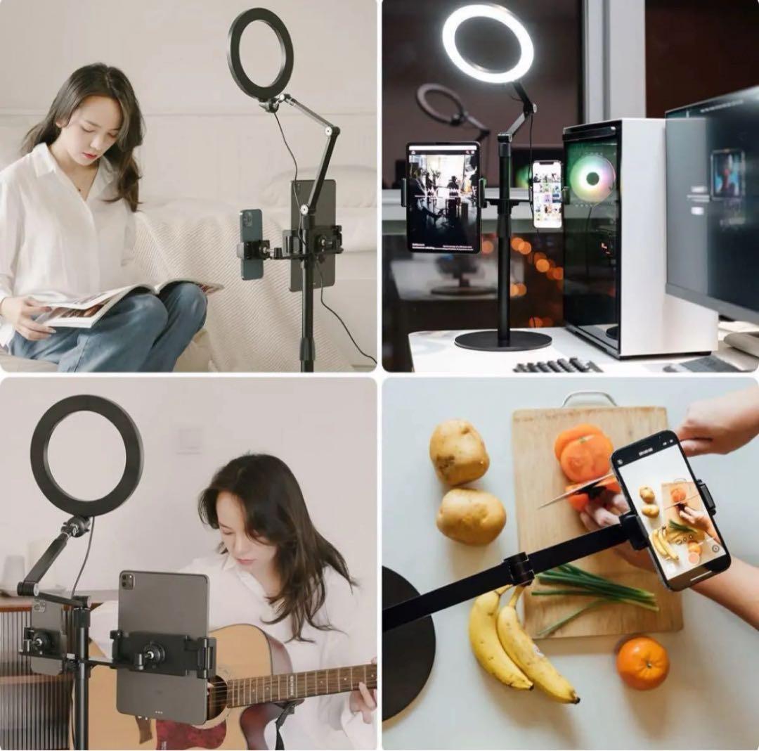 viozon 3-in-1 自撮りデスクトップ ライブスタンド スタンド
