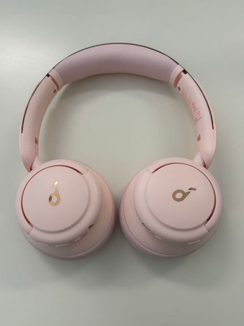 Anker ワイヤレスヘッドホン ピンク