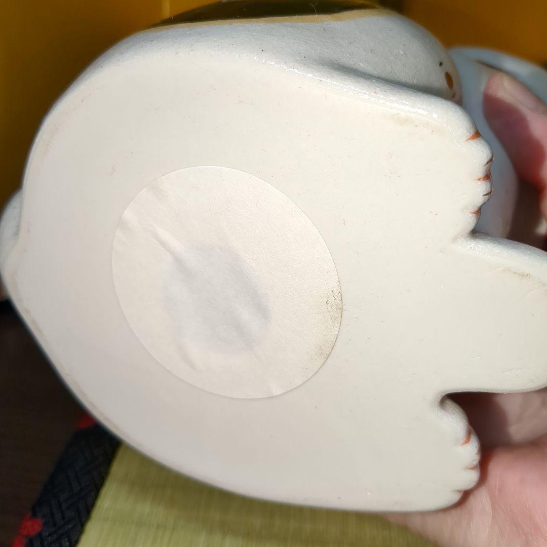 万福唐草 招き猫　ペア