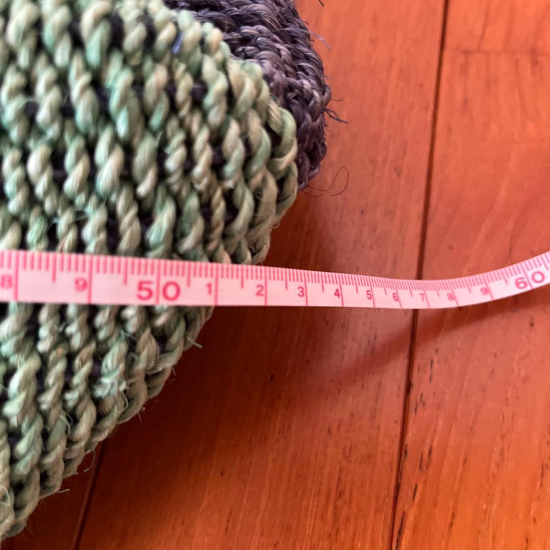 コムデギャルソントリコ　カラフルな編み込みかごバッグ