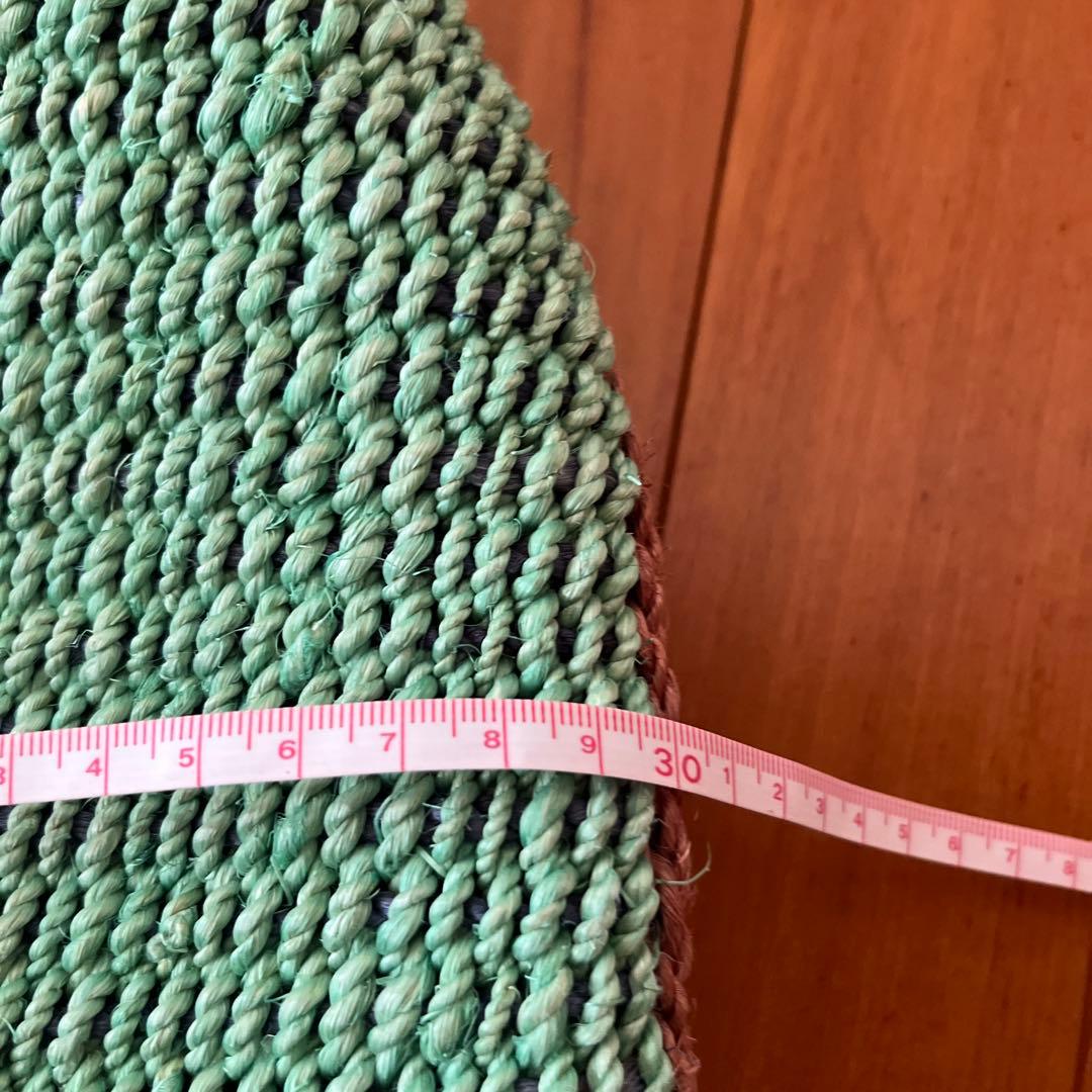 コムデギャルソントリコ　カラフルな編み込みかごバッグ