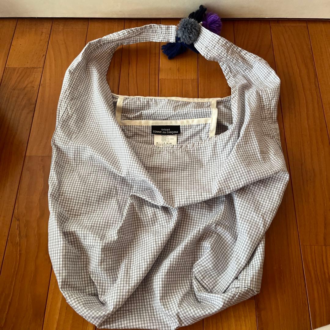 コムデギャルソントリコ　カラフルな編み込みかごバッグ