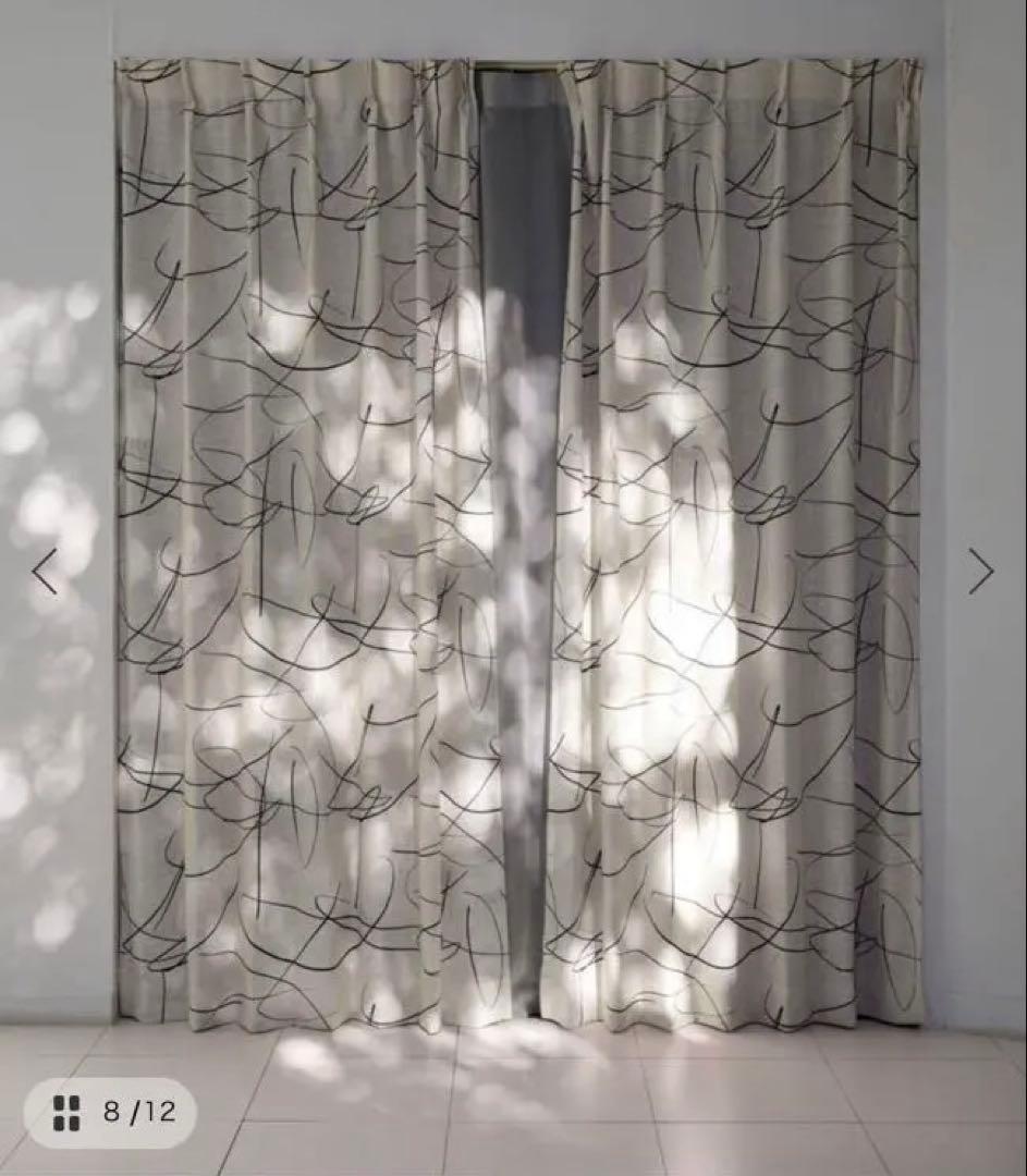 CURTAIN WEATHER LINES 100x200 2枚セット