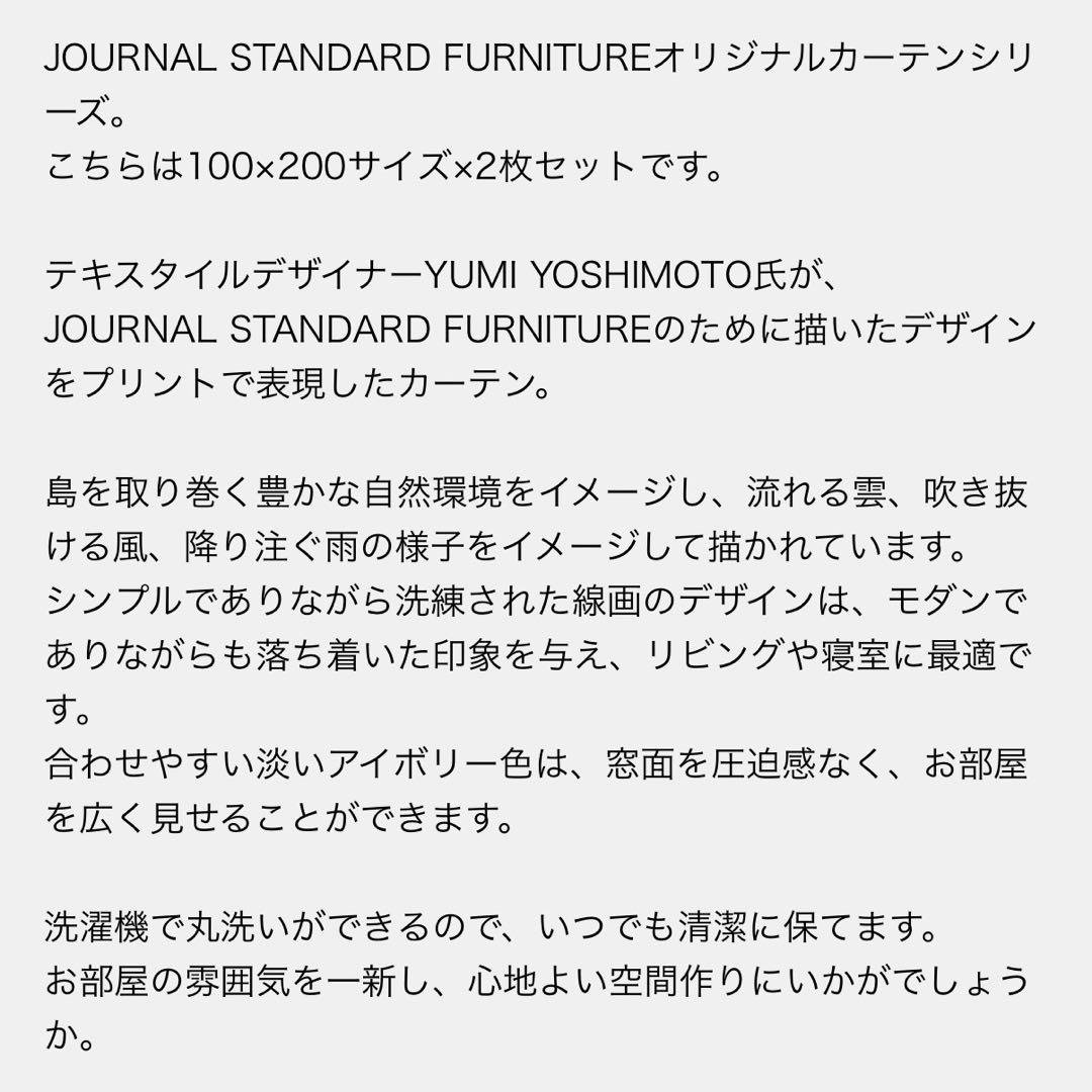 CURTAIN WEATHER LINES 100x200 2枚セット