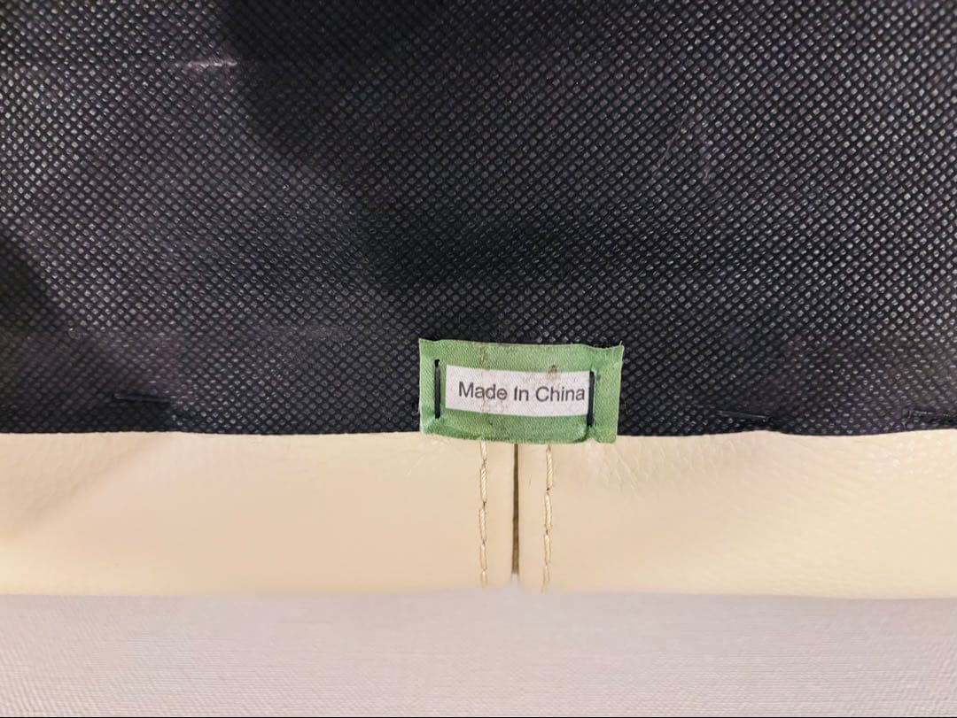 最高級本革 IDC大塚家具 オースチン オットマン 総本革 アイボリー スツール