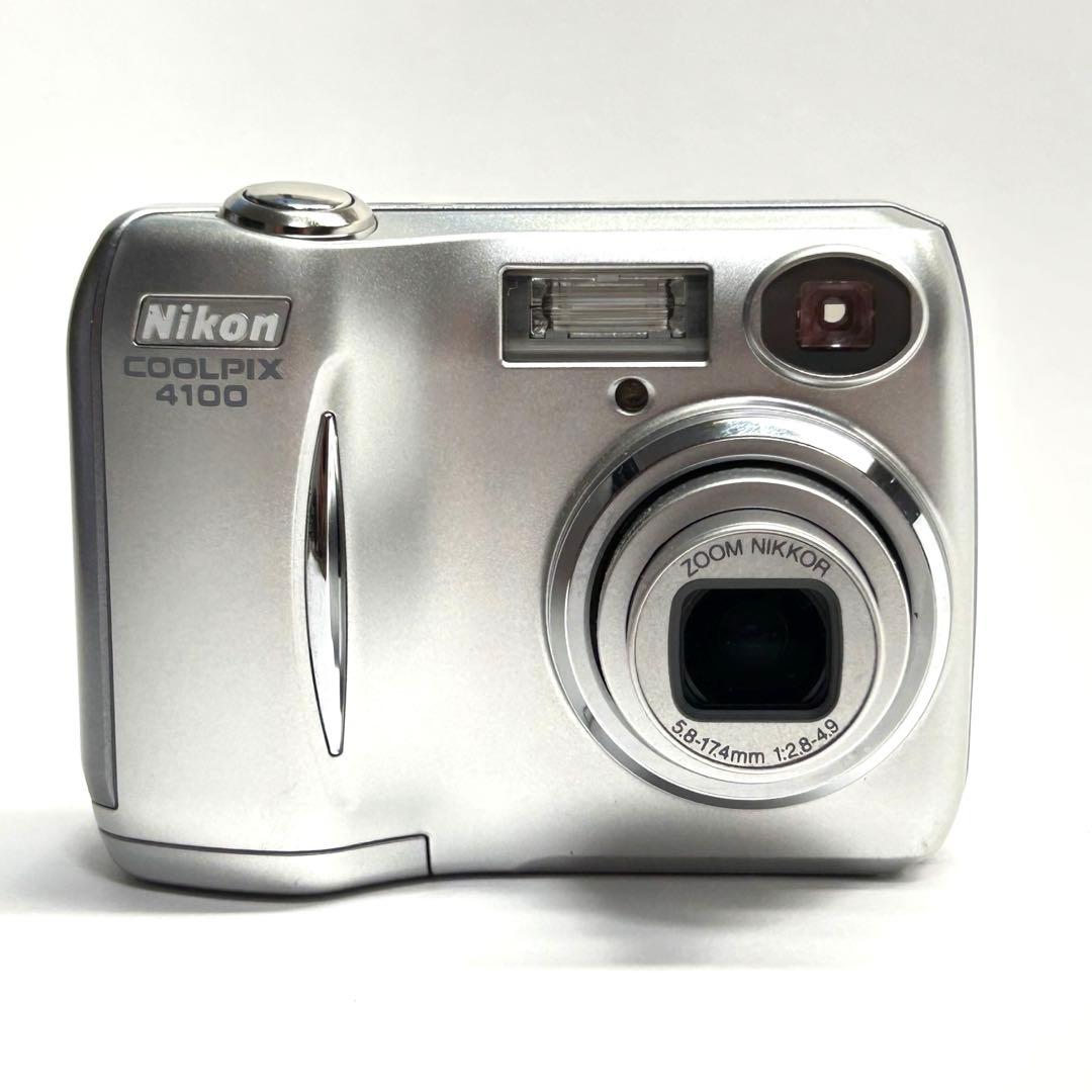 〖美品〗Nikon COOLPIX E4100 シルバー 箱付き 完動品
