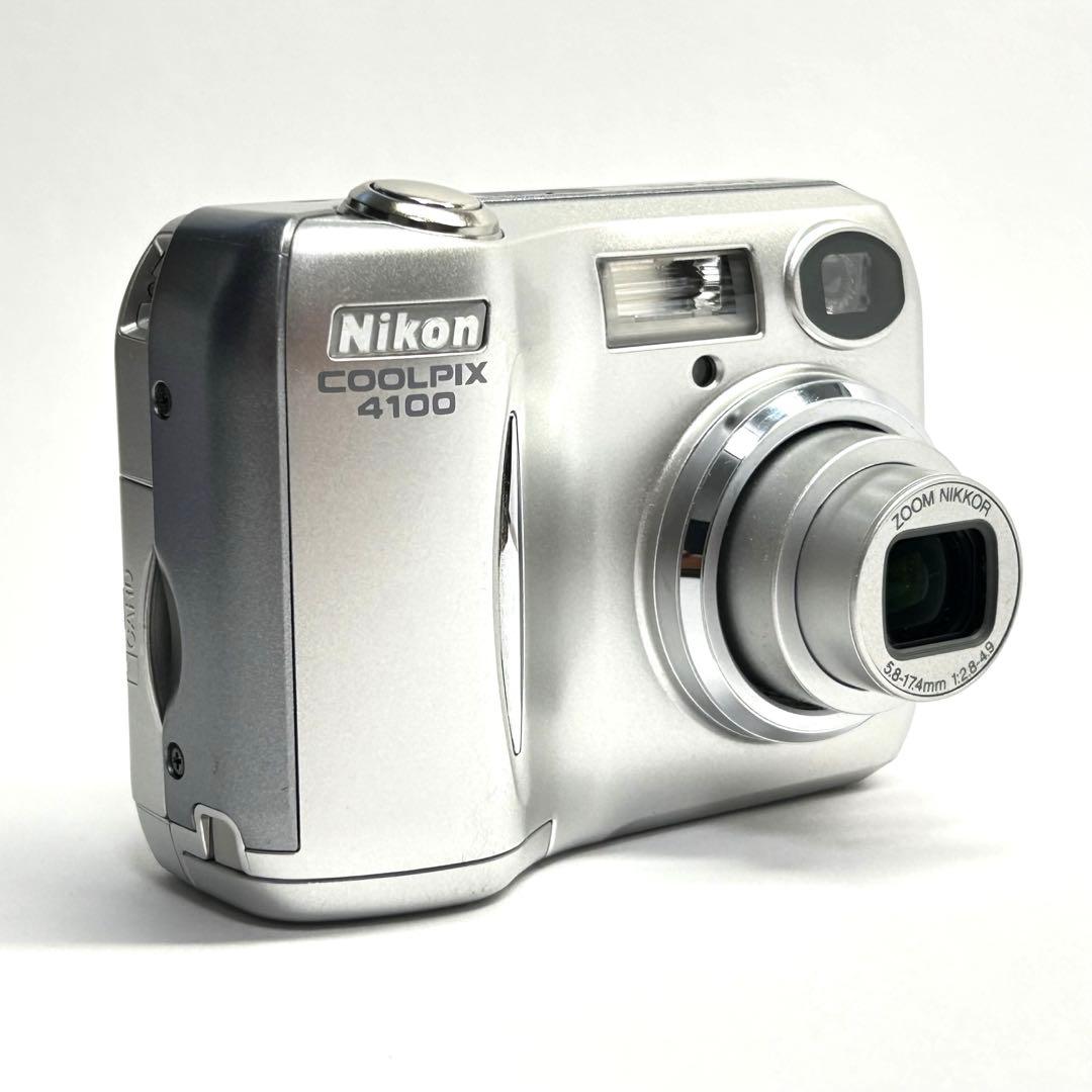 〖美品〗Nikon COOLPIX E4100 シルバー 箱付き 完動品