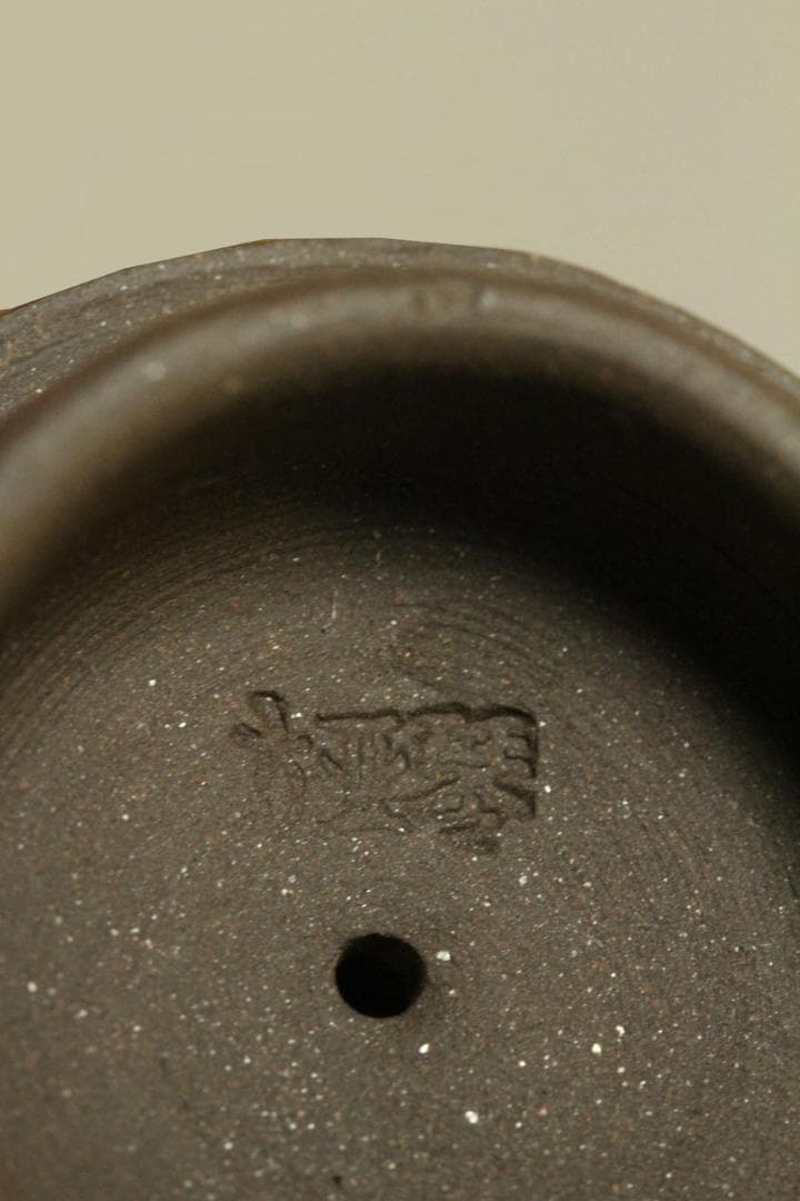 煎茶 紫泥 急須 中国美術(BB463)