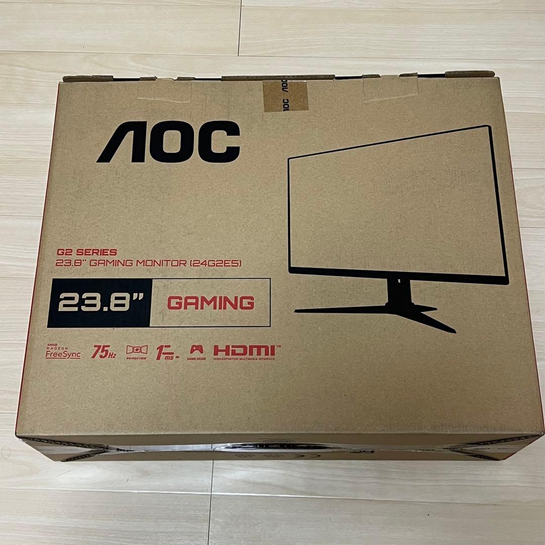 AOC 23.8インチ ゲーミングモニター 24G2E5 75Hz