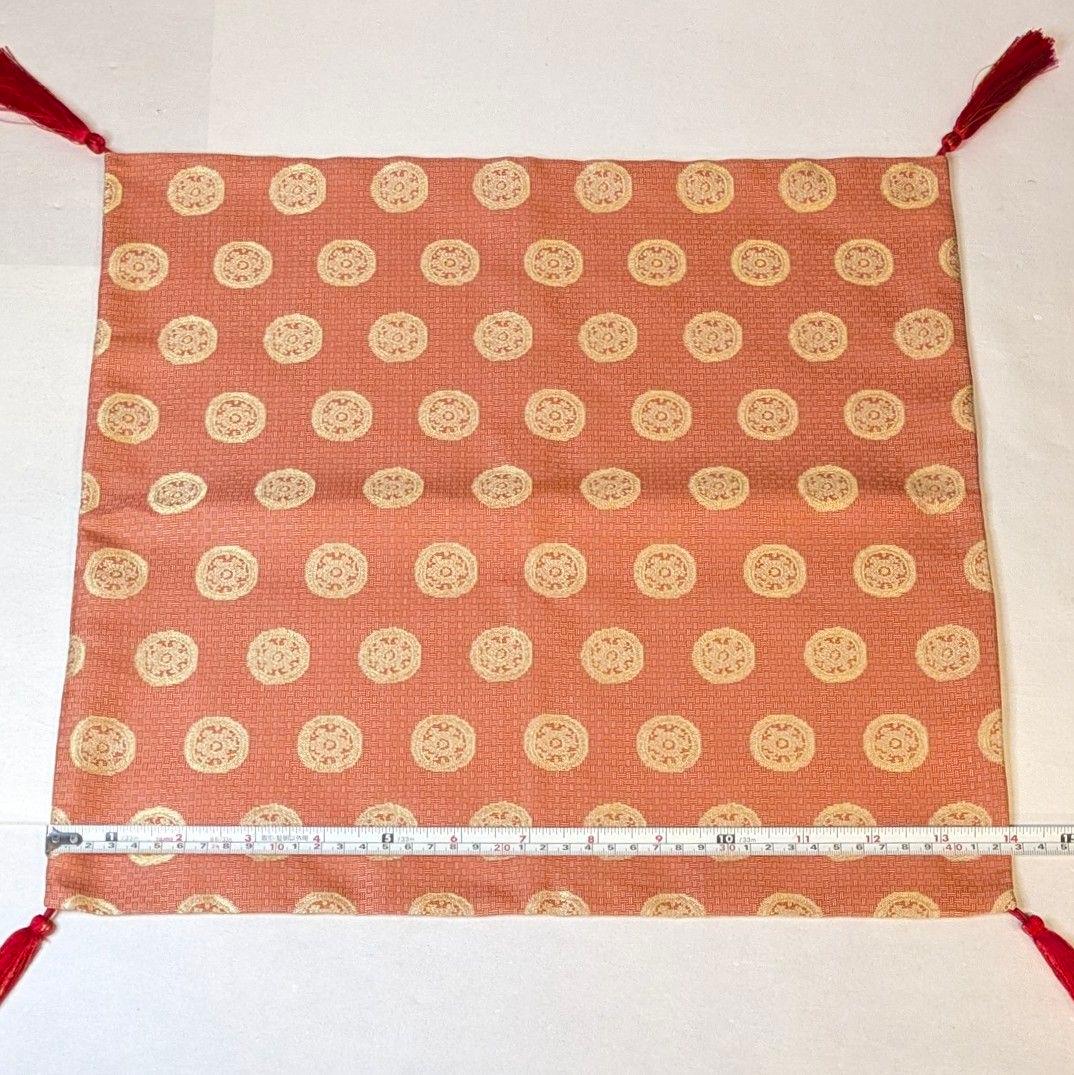 【フォロー割・新品】 糸屋輪宝手　龍村美術織物　敷物　織物　花瓶敷　香炉敷