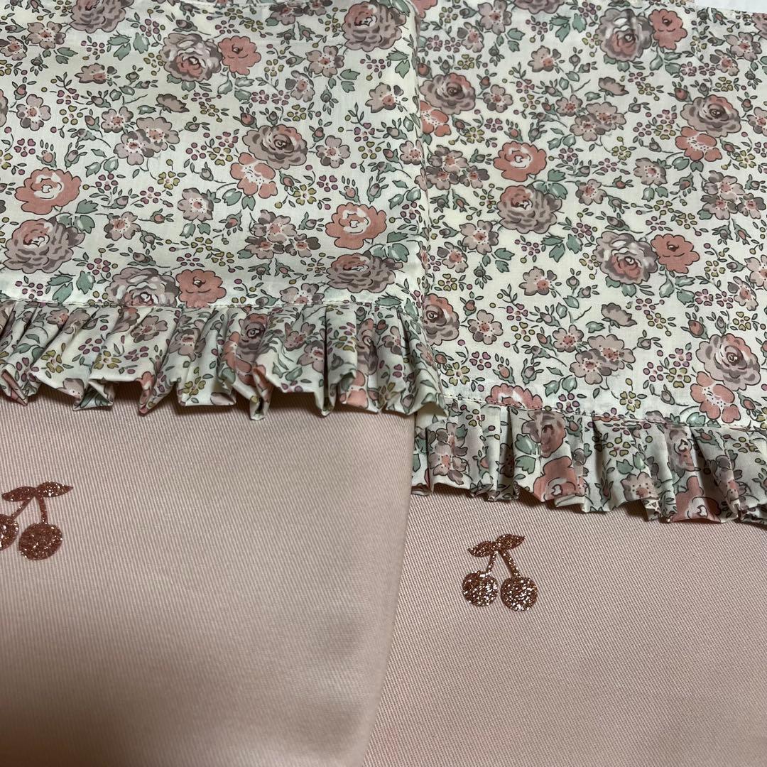 手提げ袋　着替え袋　上靴袋　3点　リバティ　フェリシテ あずきミルク　入園入学