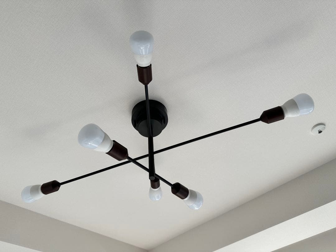 VENTOTA 6灯シーリングライト ブラック