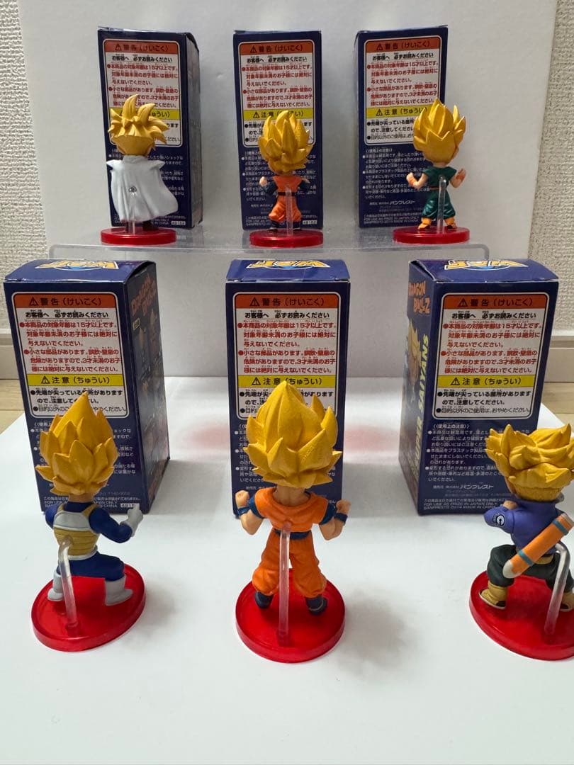 フィギュア　全6種セット ドラゴンボールZ」 ワールドコレクタブルフィギュア