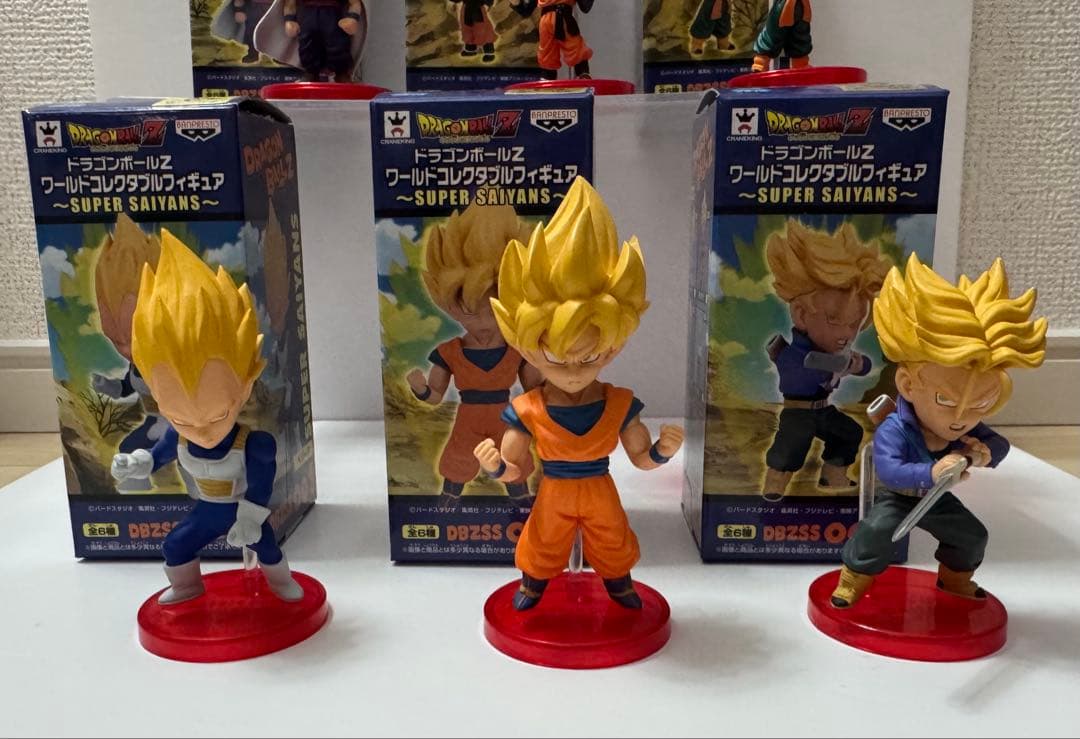 フィギュア　全6種セット ドラゴンボールZ」 ワールドコレクタブルフィギュア