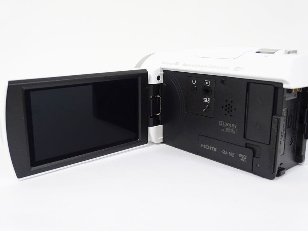 【ほぼ新品】 ソニー Sony HDR-CX680 ホワイト ビデオカメラ 元箱