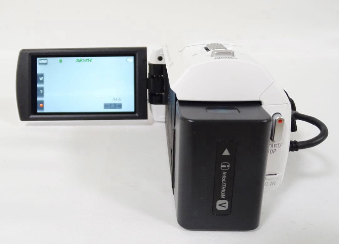 【ほぼ新品】 ソニー Sony HDR-CX680 ホワイト ビデオカメラ 元箱