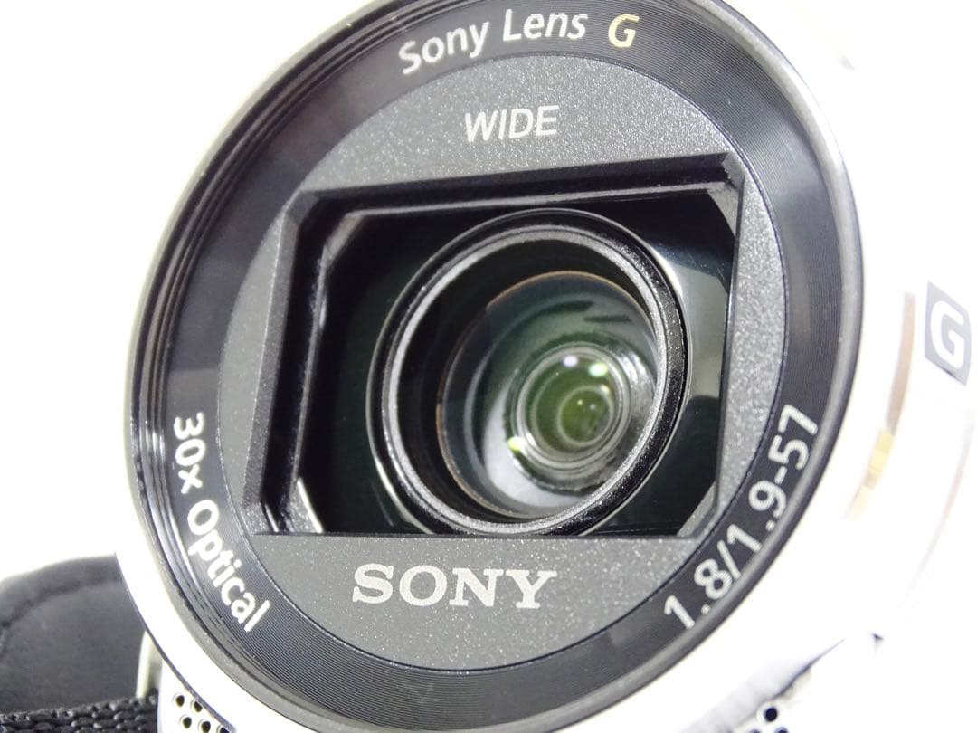 【ほぼ新品】 ソニー Sony HDR-CX680 ホワイト ビデオカメラ 元箱