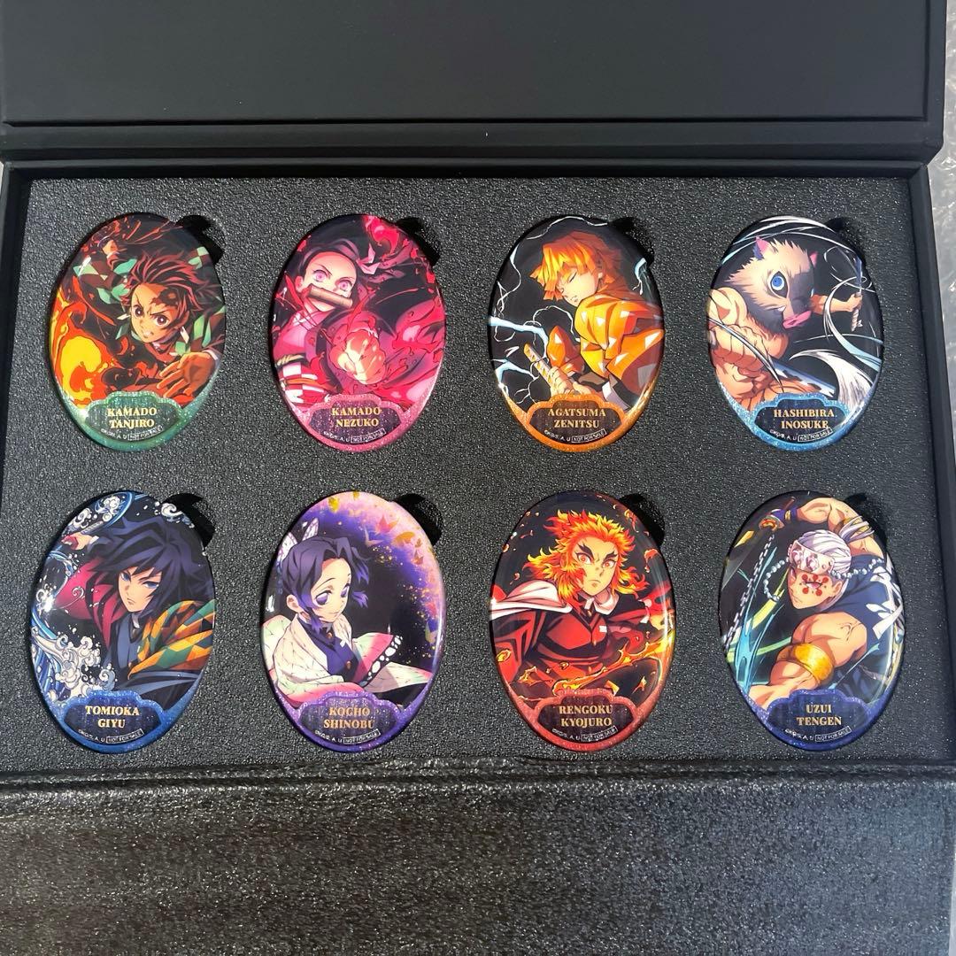 鬼滅の刃 中国 全集中展 北京 缶バッジ 8種セット アクリルスタンドセット