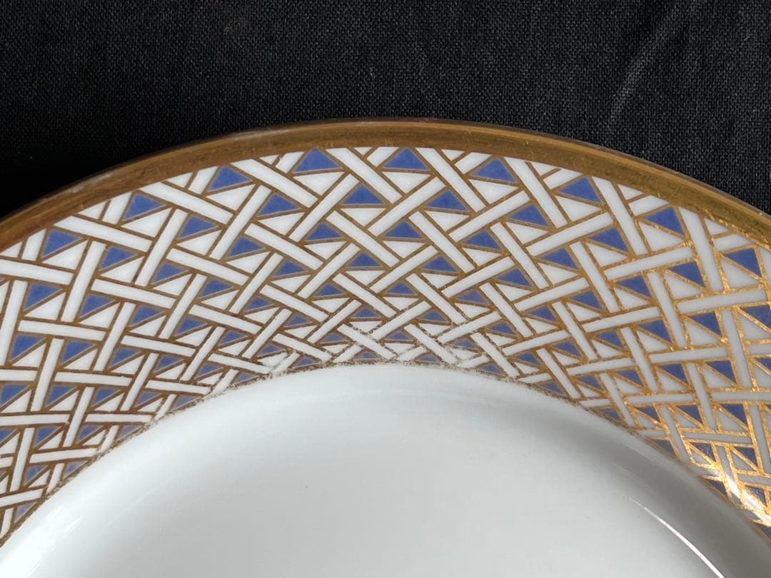 リチャードジノリ　インペロダイヤモンド　スーププレート　20cm　①