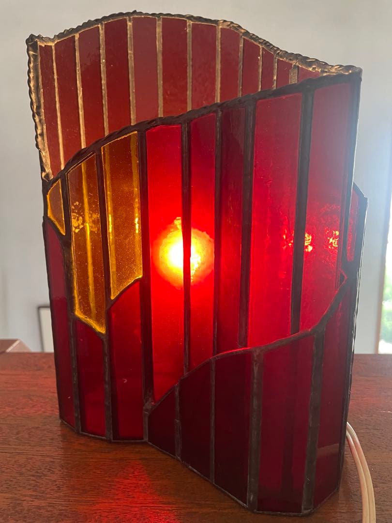 ステンドグラス　変形スタンド