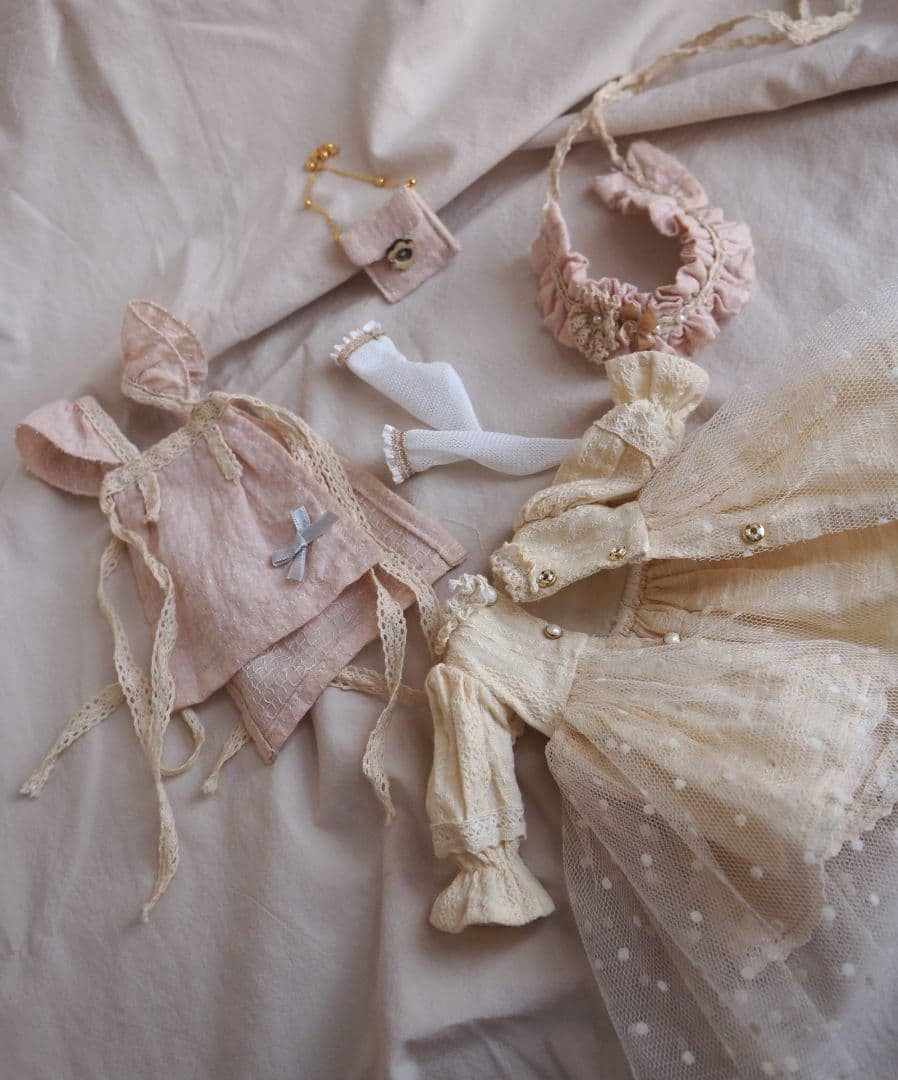 YH61 BJD 1/3ドール 衣装　Blythe復古　ワンピース　ハンドメ