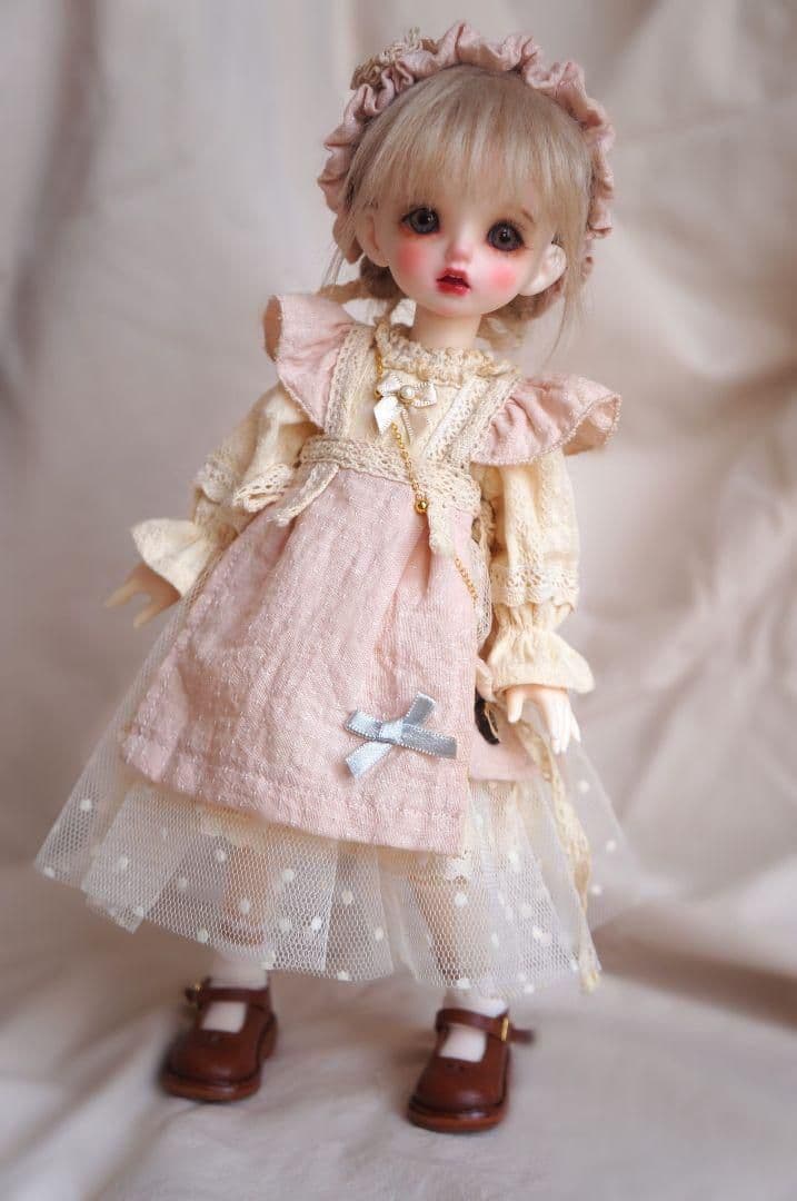 YH61 BJD 1/3ドール 衣装　Blythe復古　ワンピース　ハンドメ