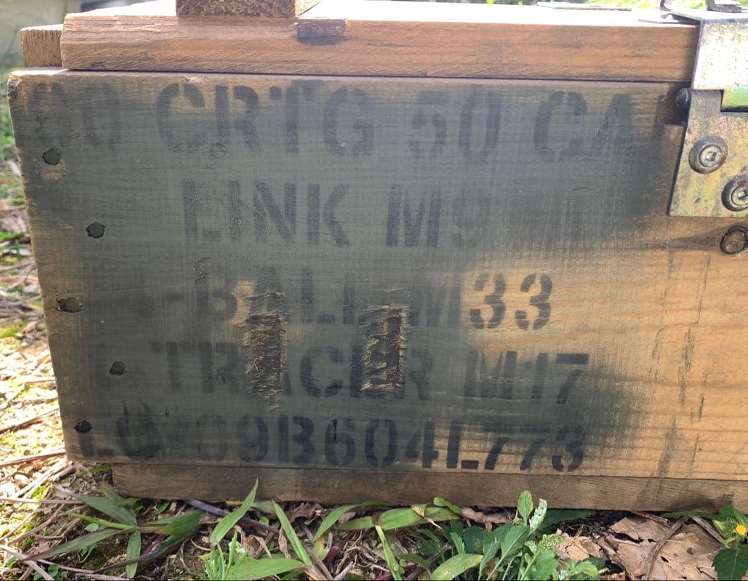 米軍放出品 ヴィンテージ 弾薬箱 木製 アメリカ軍 ナム戦 海軍 陸軍 海兵隊