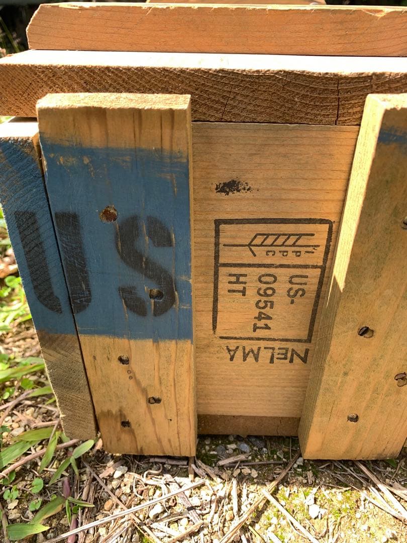 米軍放出品 ヴィンテージ 弾薬箱 木製 アメリカ軍 ナム戦 海軍 陸軍 海兵隊