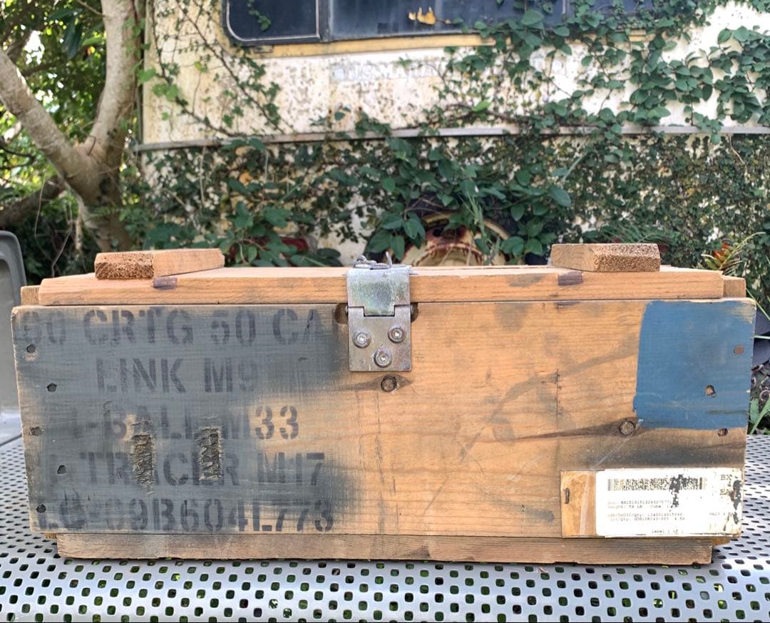 米軍放出品 ヴィンテージ 弾薬箱 木製 アメリカ軍 ナム戦 海軍 陸軍 海兵隊