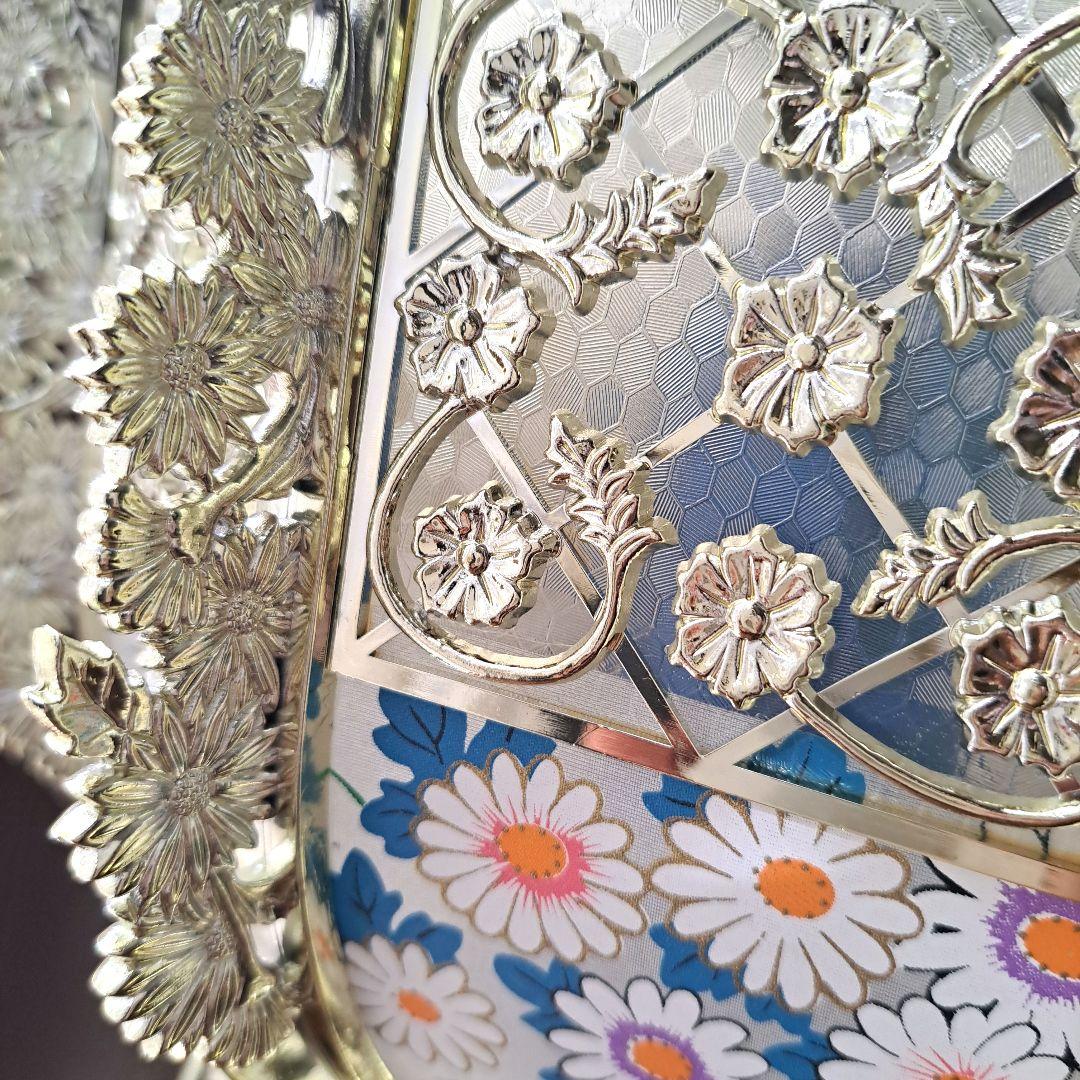 盆提灯　一対　ゴールド　高さ110cm