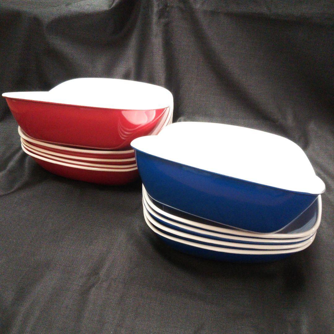 チモ 昭和レトロ メラミン皿 4点 & メラミントレイ 10点