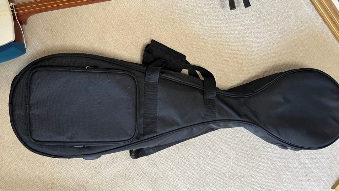 三味線本体 白/青 3弦【ケース付き】