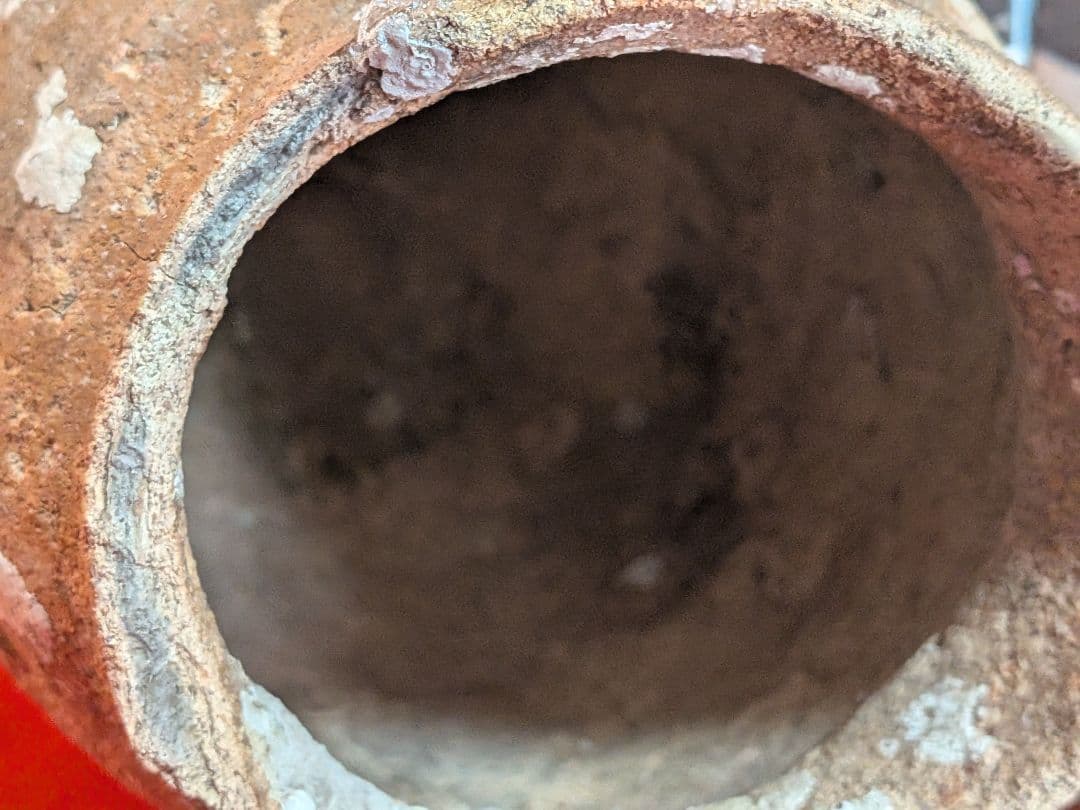 室町時代〜江戸時代頃瀬戸内海海上がり蜂尻形素焼古陶磁器２３センチ蛸壺オブジェ飾り