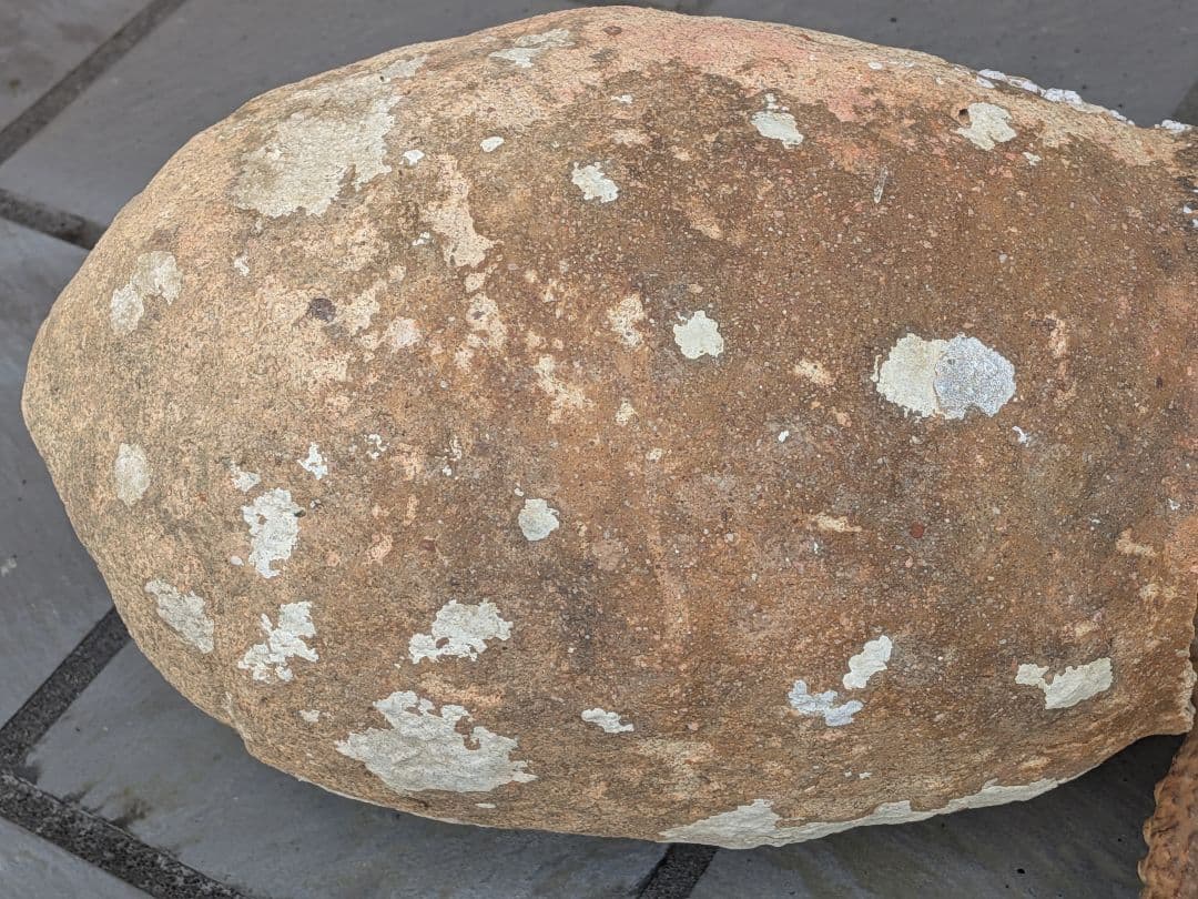 室町時代〜江戸時代頃瀬戸内海海上がり蜂尻形素焼古陶磁器２３センチ蛸壺オブジェ飾り