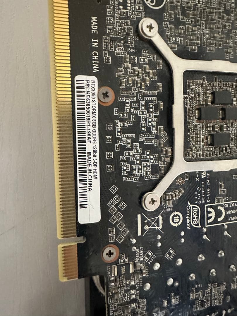 グラフィックボード・グラボ・ビデオカード PALIT NVIDIA GeForce RTX 3050 StormX 8GB